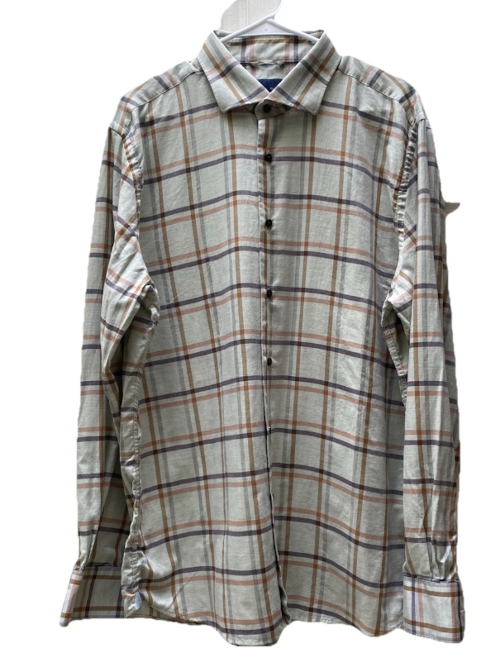 CALDER CARMEL | 100% Cotton Button Down Plaid Shirt Size XL - Picture 3 of 15